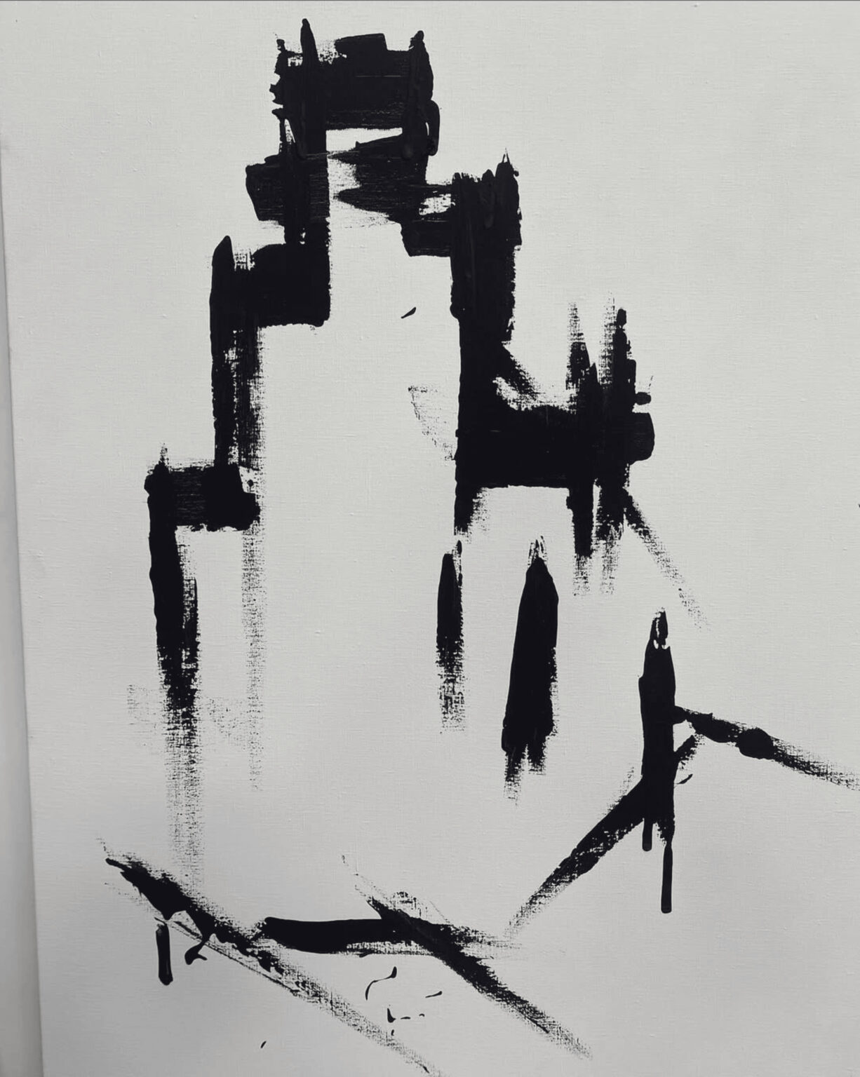 Le Cervin- peinture industrielle - 110x80