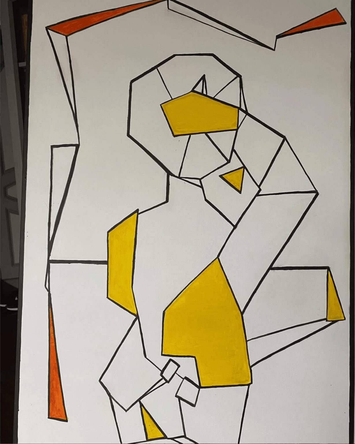 Accouplement- acrylique 110×80